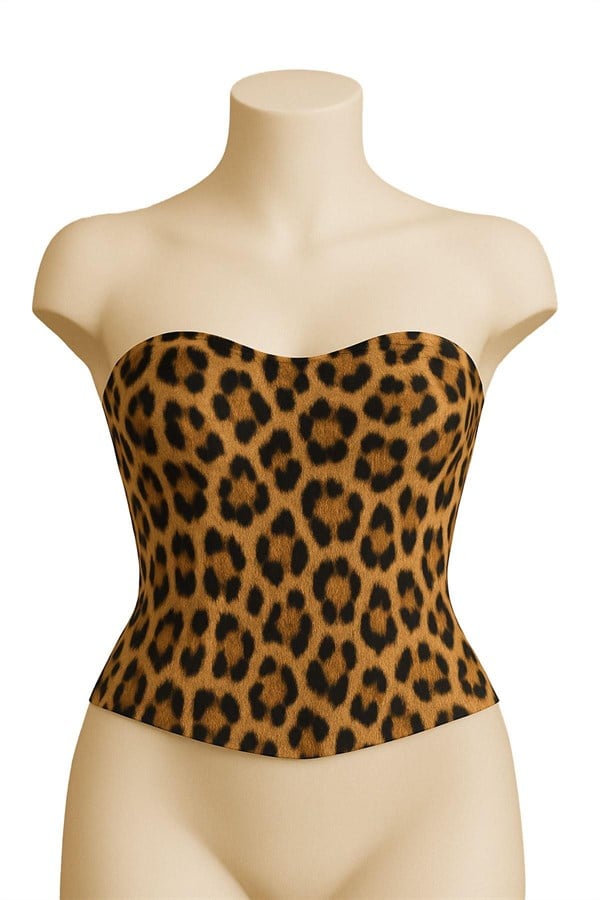 Arias Closet Leopar MI Emay 9155 Terletici Korse Büstiyer