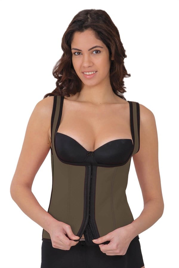 Arias Closet Ten MI 9173 Terletici Agraflı Göğsü Açık Atlet Korse
