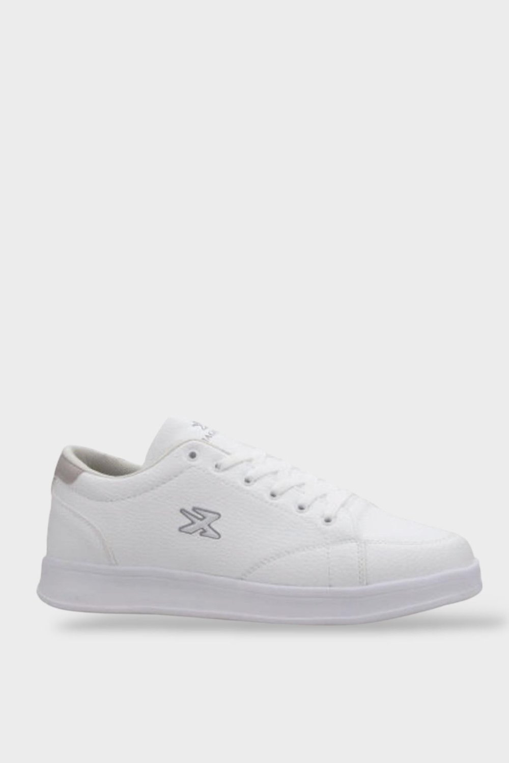 Erkek Cilt Sneaker Ayakkabı BEYAZ