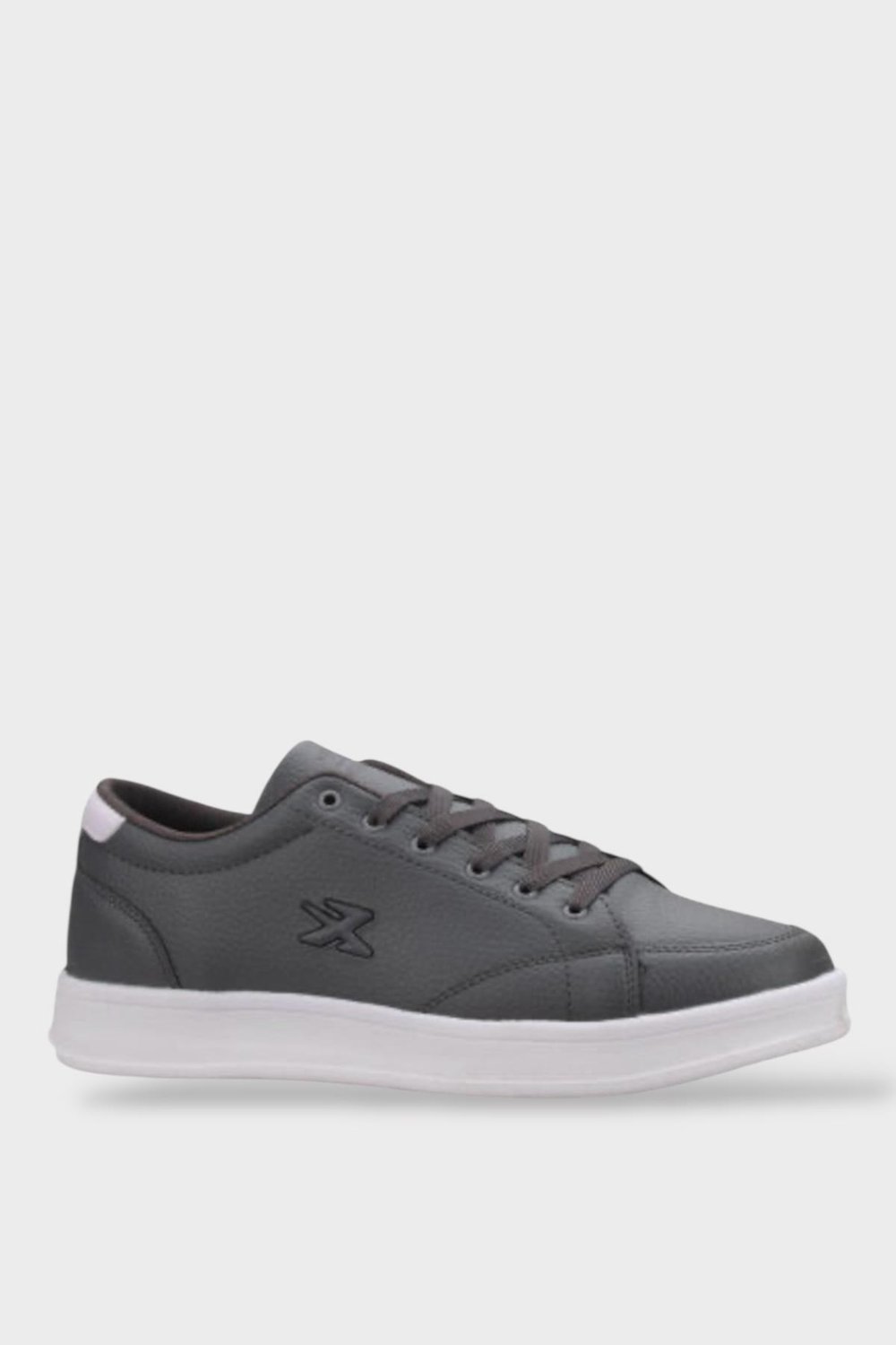 Erkek Cilt Sneaker Ayakkabı FÜME
