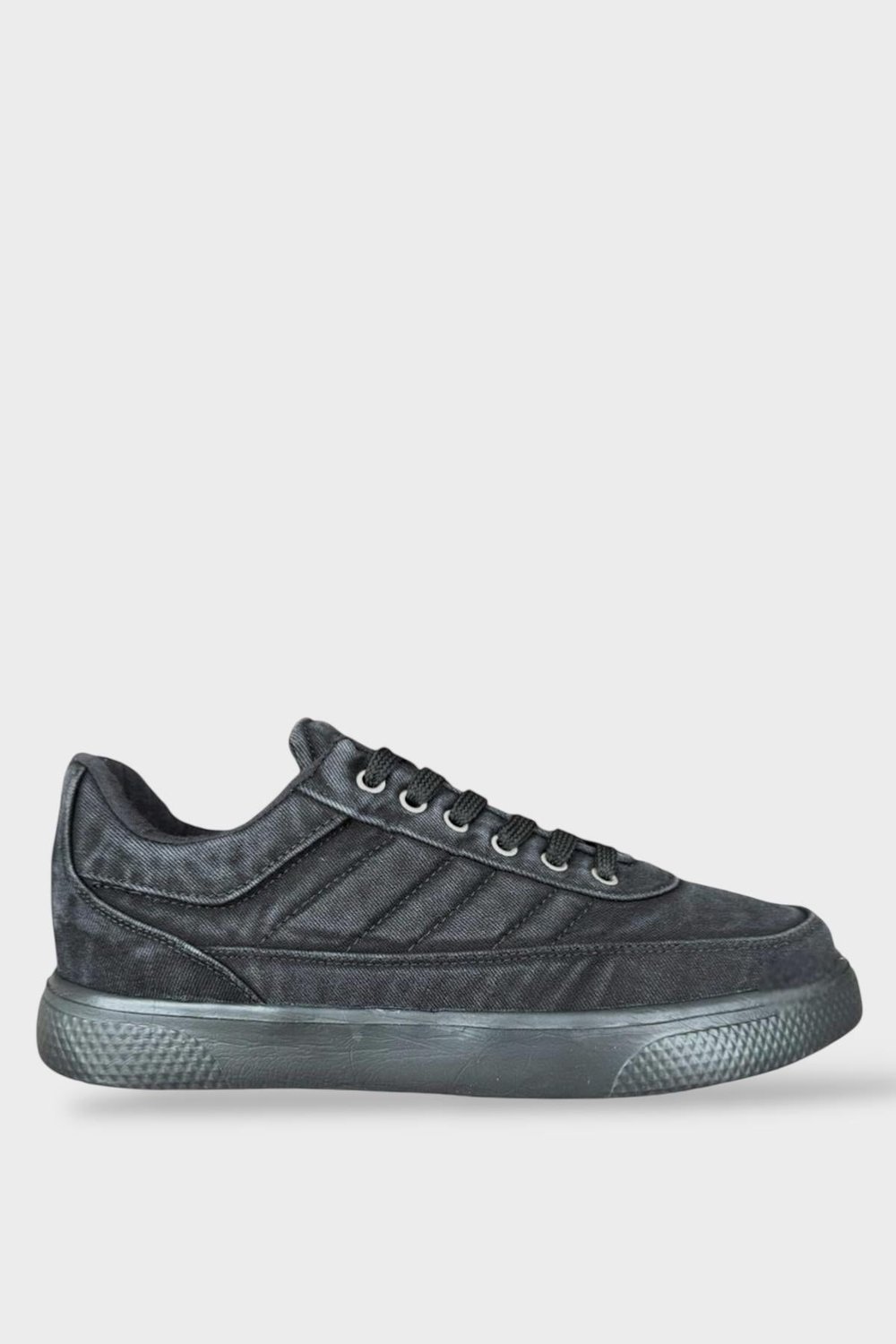 Erkek Keten Sneaker Ayakkabı SİYAH