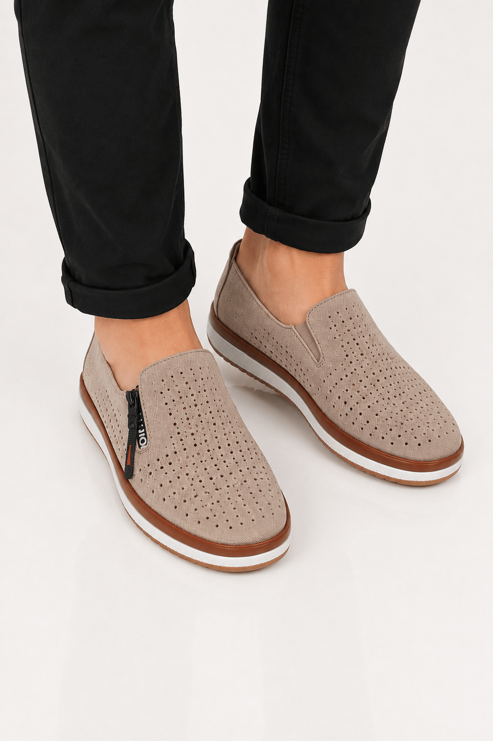 Kadın Ortopedik Yumuşak Comfort Günlük Ayakkabı BEJ