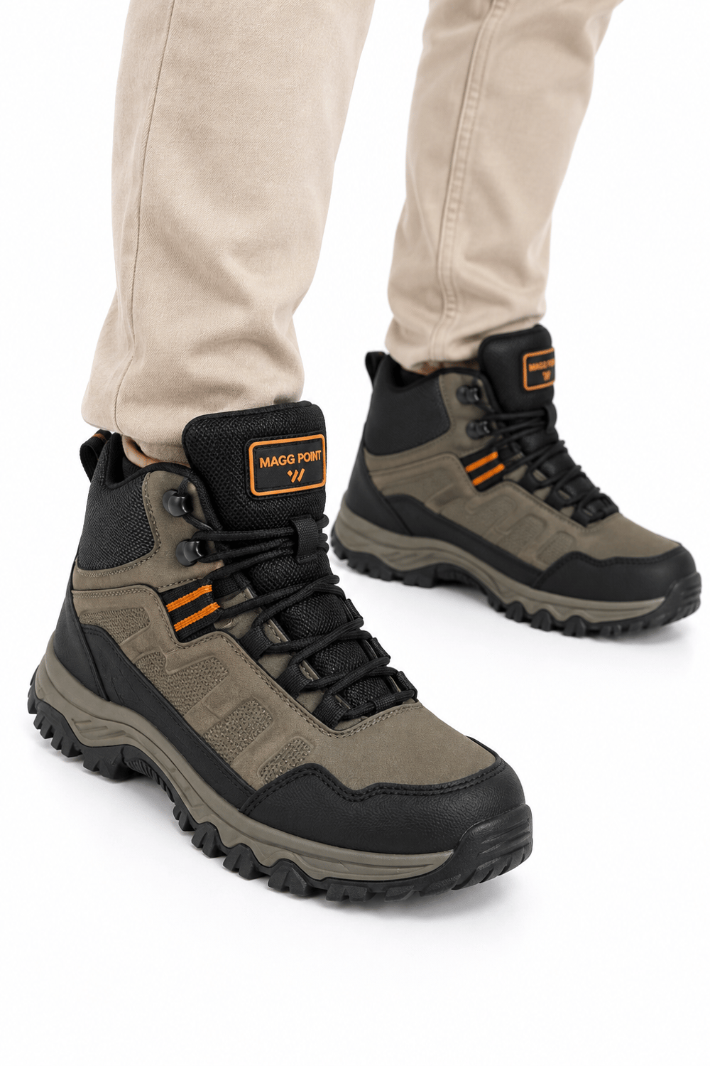 Unisex Kaydırmaz Taban Sıcak Tutan Trekking & Outdoor Bot  VİZON