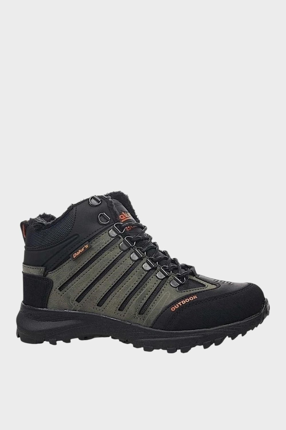 Unisex Kürklü Trekking Outdoor Bot HAKİ