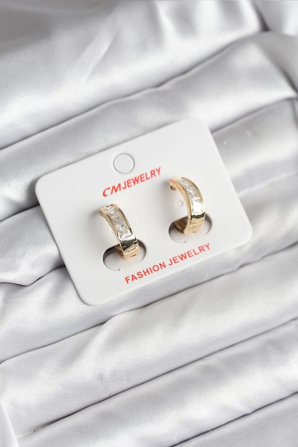 14K Gold Renk Kaplama CM Kadın Küpe