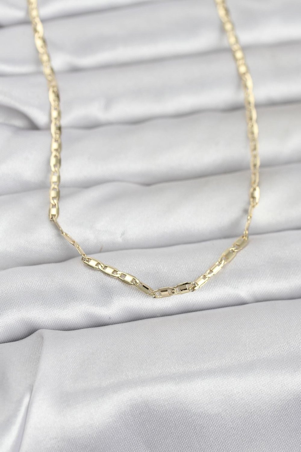CM 14K Gold Renk Gemici Zincir Model 60 cm Kadın Kolye