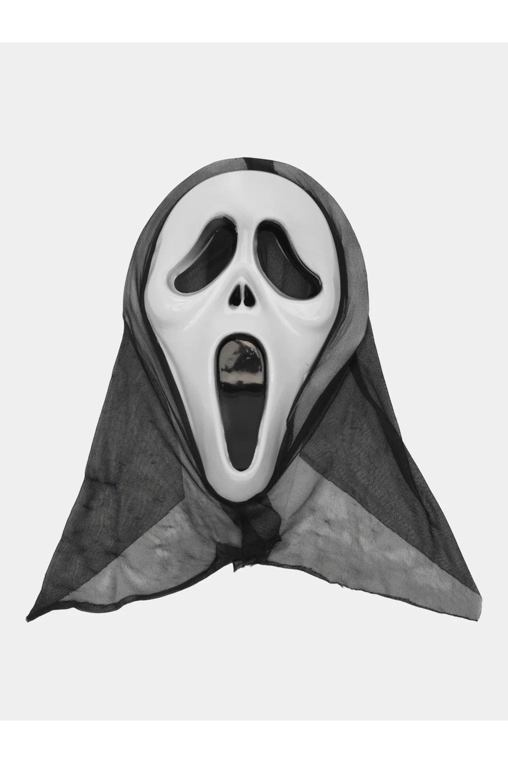 Kapşonlu Çığlık Maskesi Scream Maskesi - Hayalet Maskesi 33x21 cm