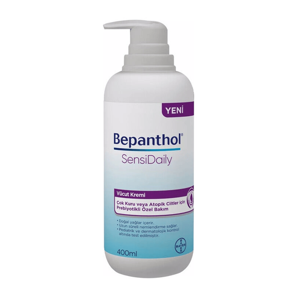Bepanthol Sensidaily Pompalı Vücut Kremi 400 ml