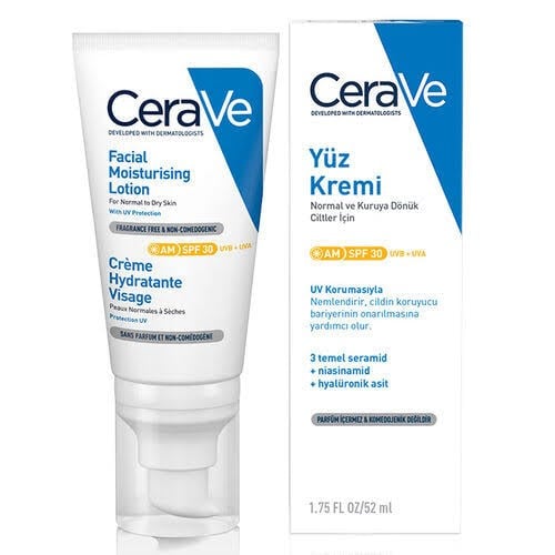 Cerave Nemlendirici Yüz Kremi SPF30 52 ml