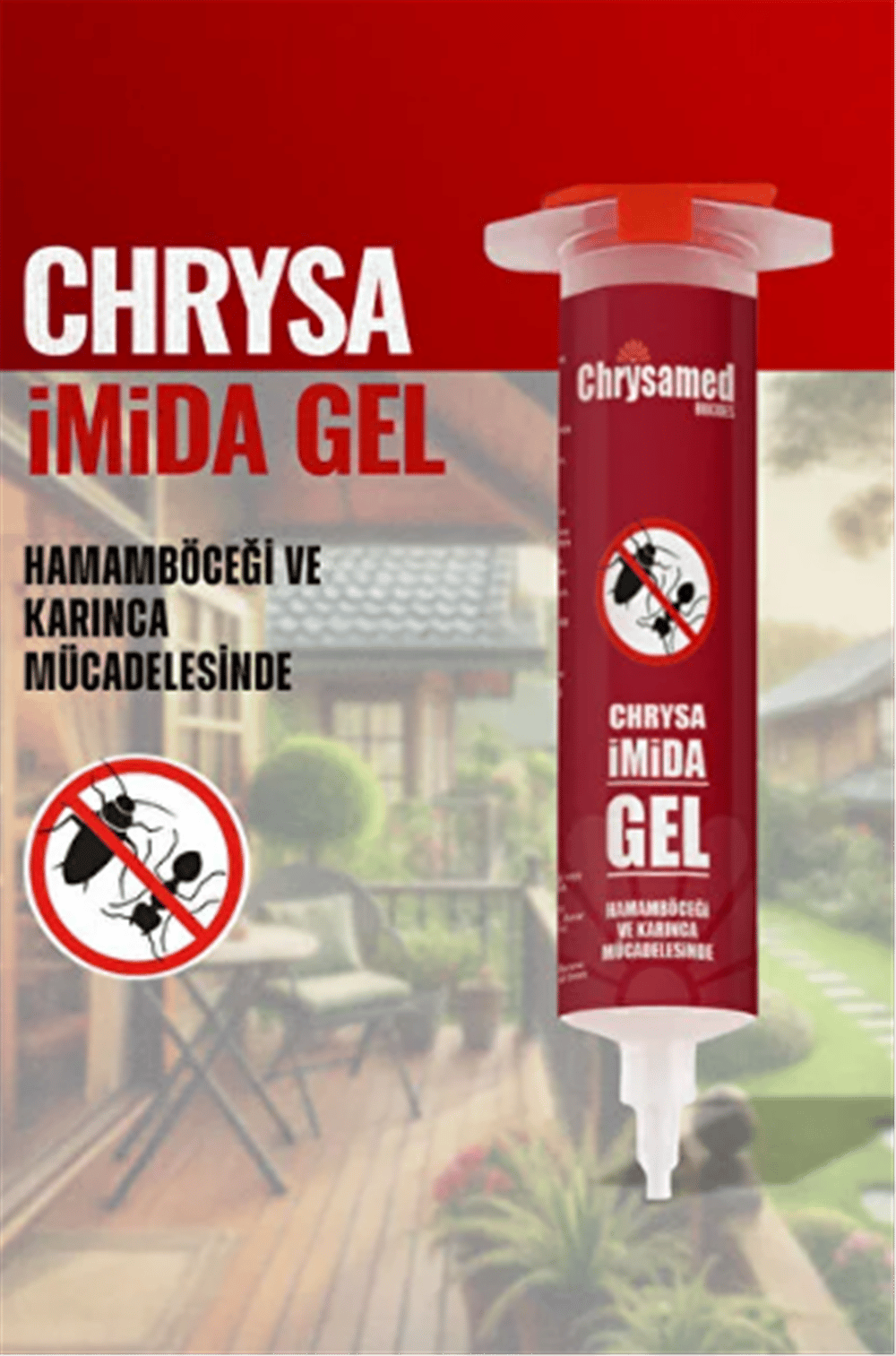 Chrysamed Hamam Böceği Jeli 35 gr