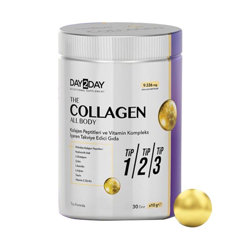 Day2Day The Collagen All Body Takviye Edici Gıda 300 Gr Kolajen Takviyesi