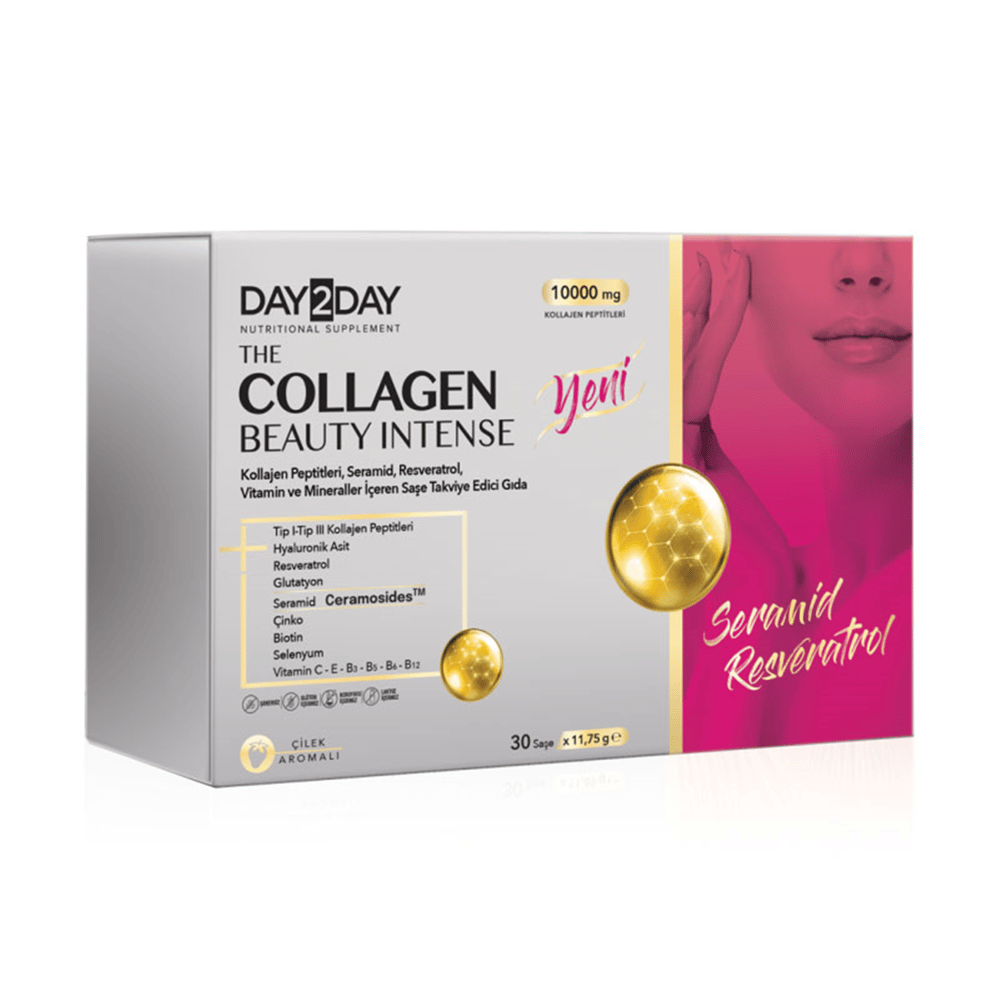 Day2Day The Collagen Beauty Intense Çilek Aromalı 30 Saşe