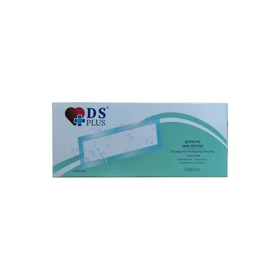 Ds Şeffaf Su Geçirmez Hazır Pansuman Yara Örtüsü 9 cm x 25 cm 5'li