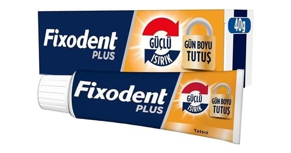 Fixodent Plus Diş Protez Yapıştırıcı Tat İçermez Krem 40 gr