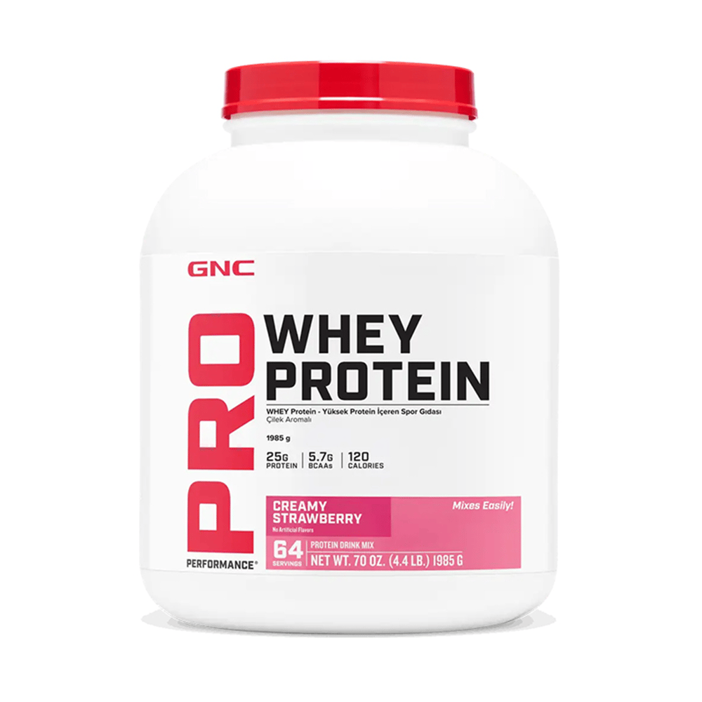 GNC Pro Whey Protein 1985 gr 64 Servis(Çilek Aromalı)