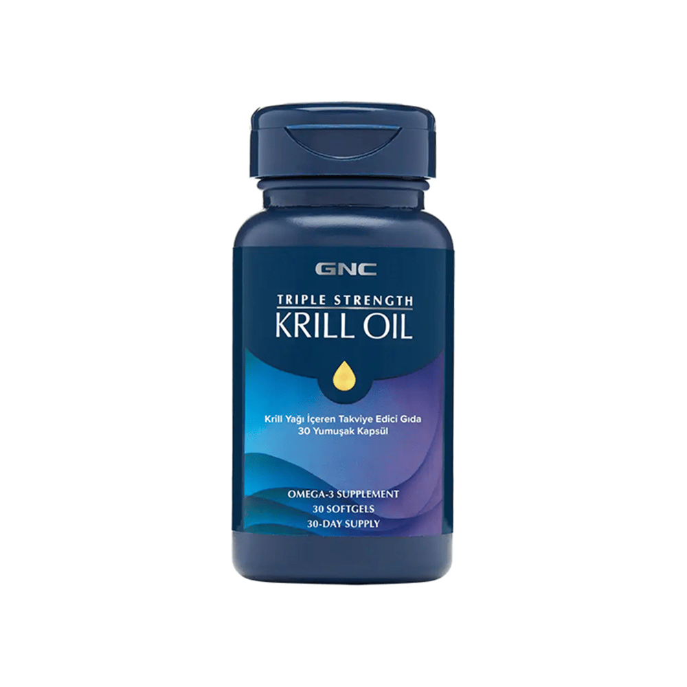 GNC Triple Strength Krill Oil 30 Yumuşak Kapsül