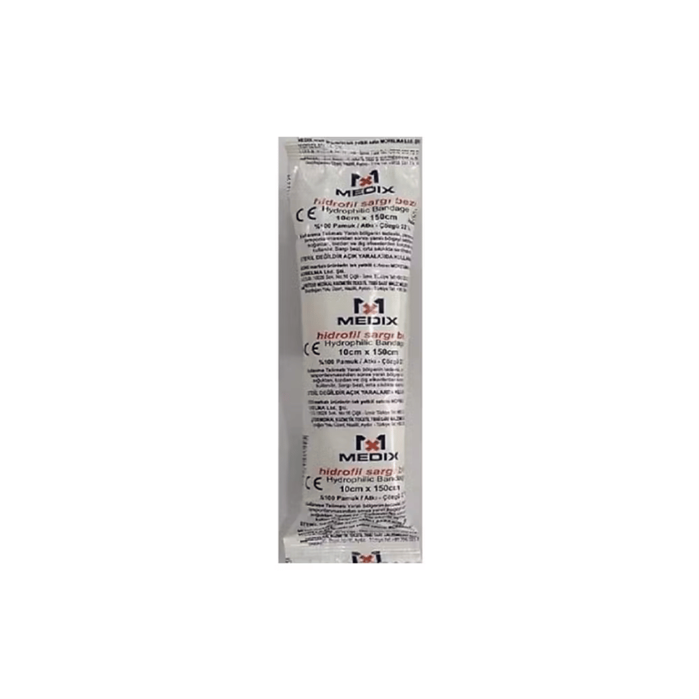 MEDİX HİDROFİL SARGI BEZİ 10CM X 150CM