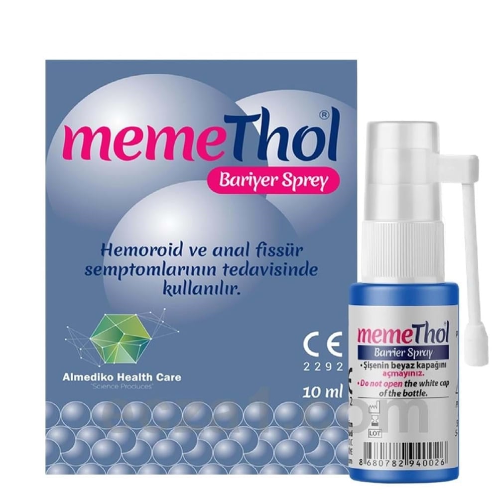 Memethol Hemoroid Bariyer Sprey 10 ml