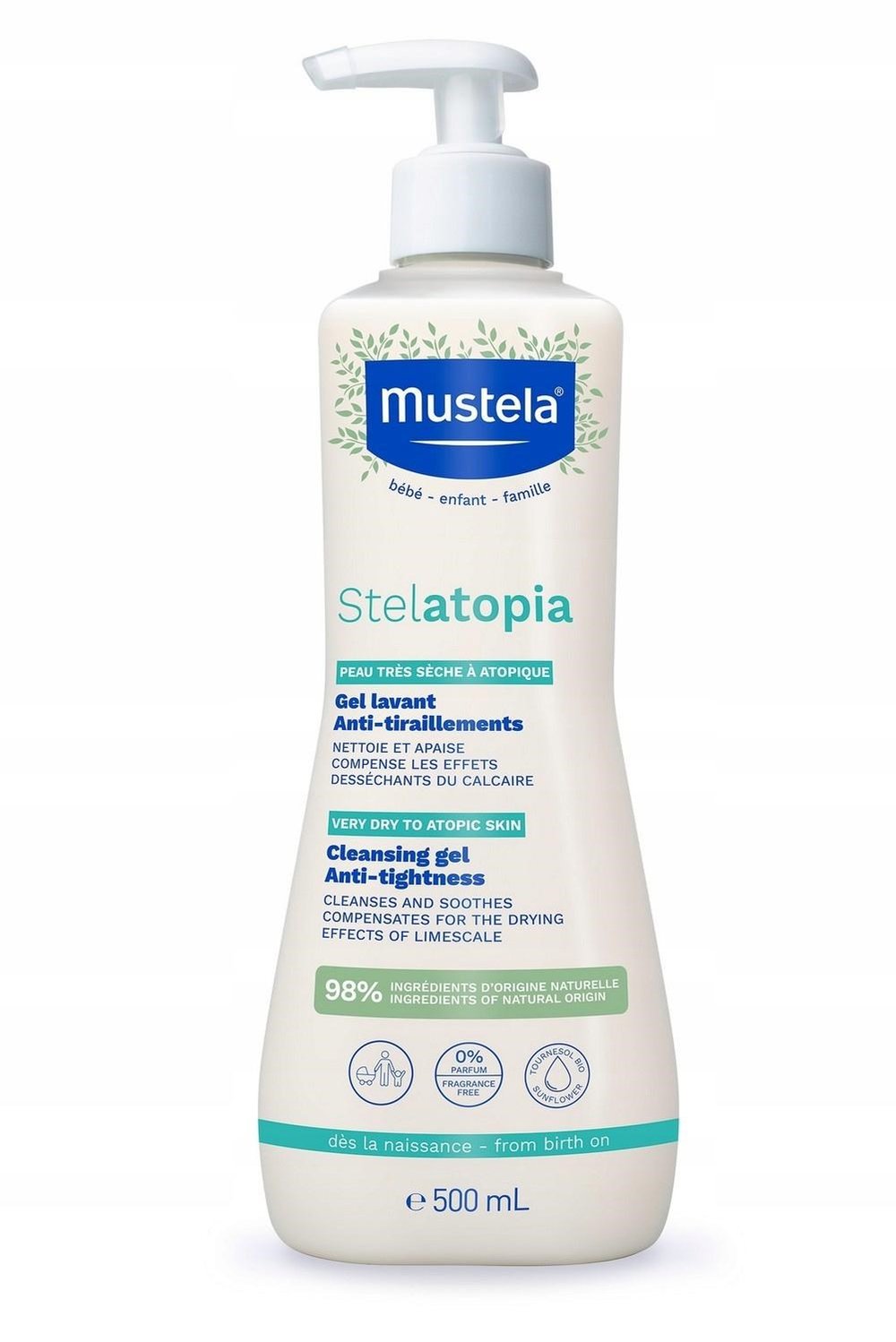Mustela Stelatopia Çok Kuru Ciltler İçin Şampuan 500 ml
