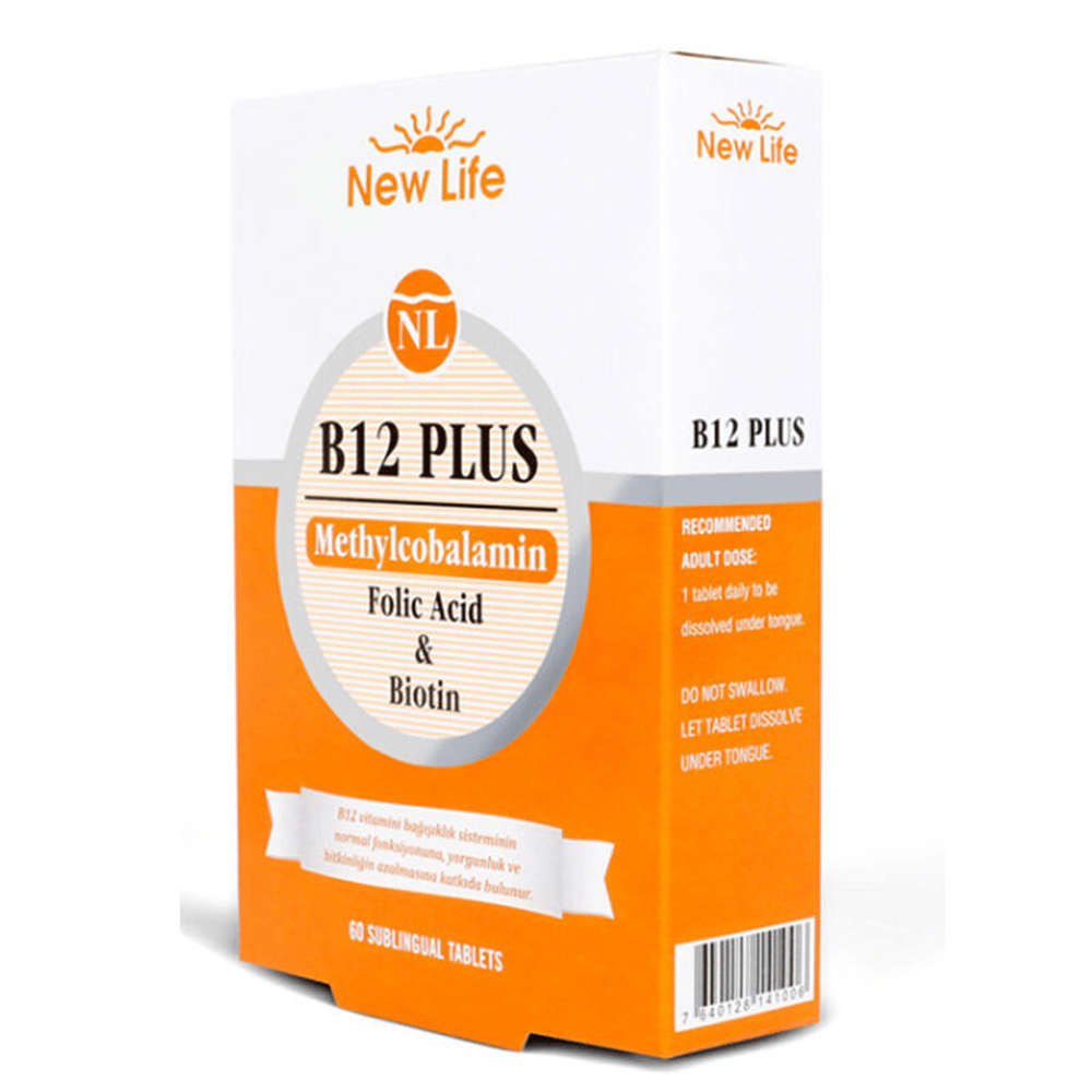 New Life B12 Plus Methylcobalamin 60 Tablet