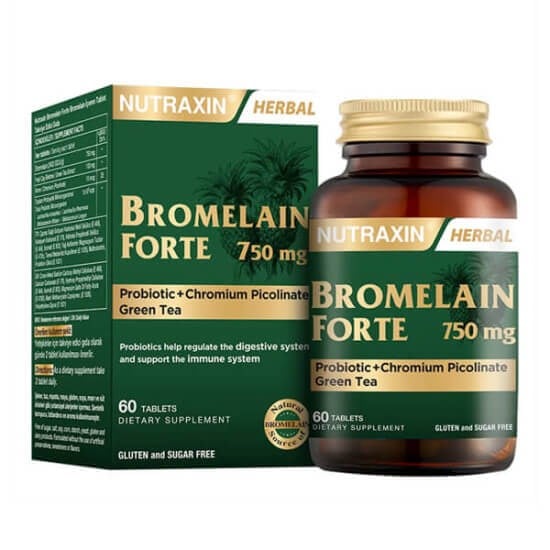 Nutraxin Bromelain Forte 750mg 60 Tablet
