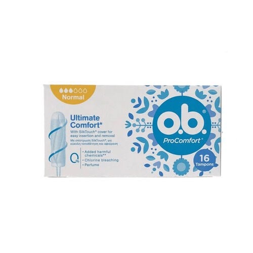 O.B. Ultimate Comfort Tampon Normal 16'lı