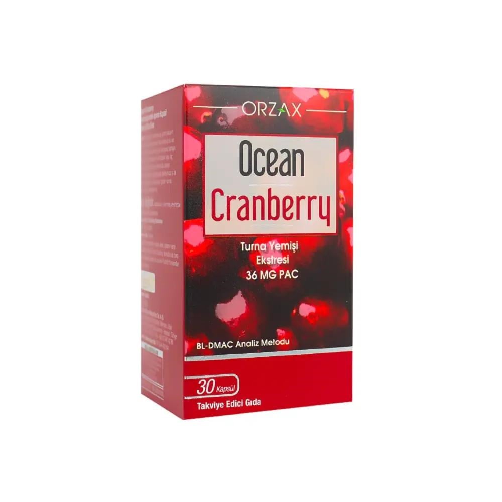 Ocean Cranberry Turna Yemişi Ekstresi 36 mg Pac 30 Kapsül