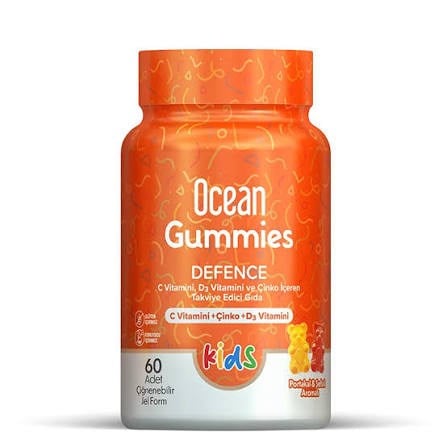 Ocean Gummies Defence 60 Adet Çiğnenebilir Form