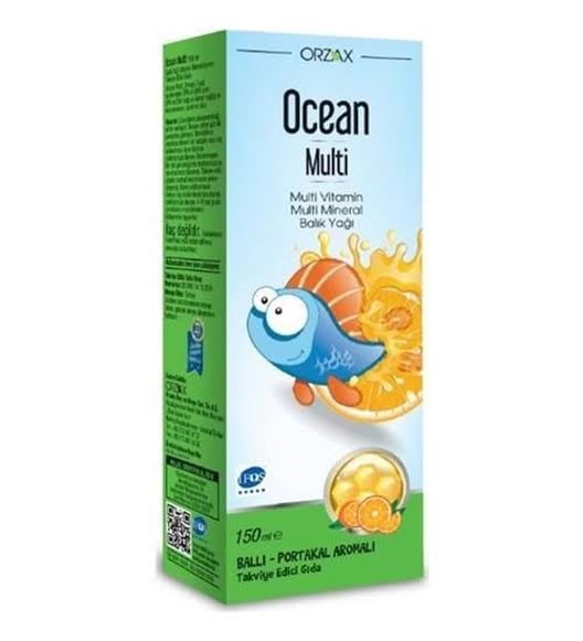 Ocean Multi Ballı Portakal Konsantreli Şurup 150 ml