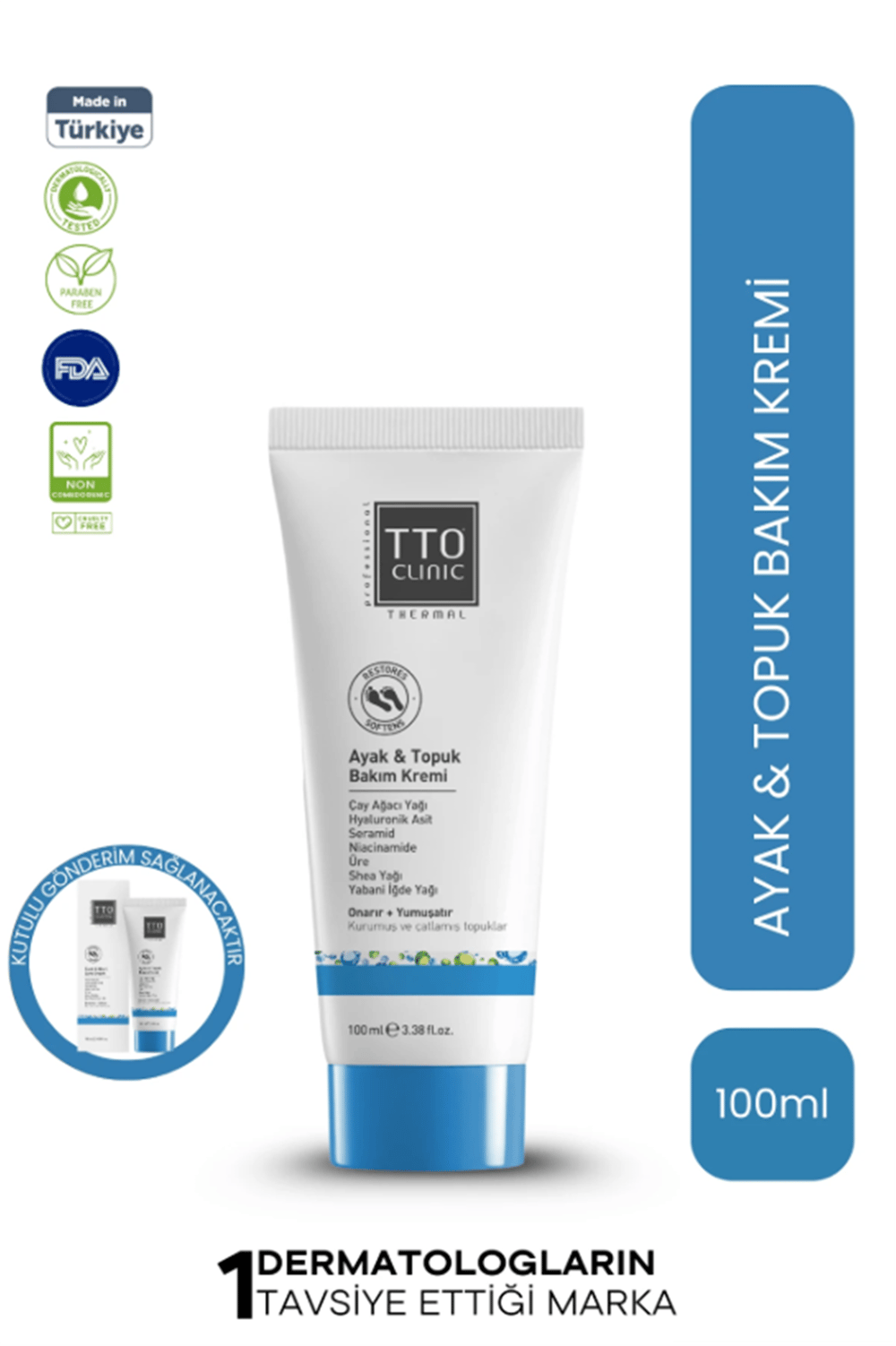 TTO CLINIC AYAK VE TOPUK BAKIM KREMİ