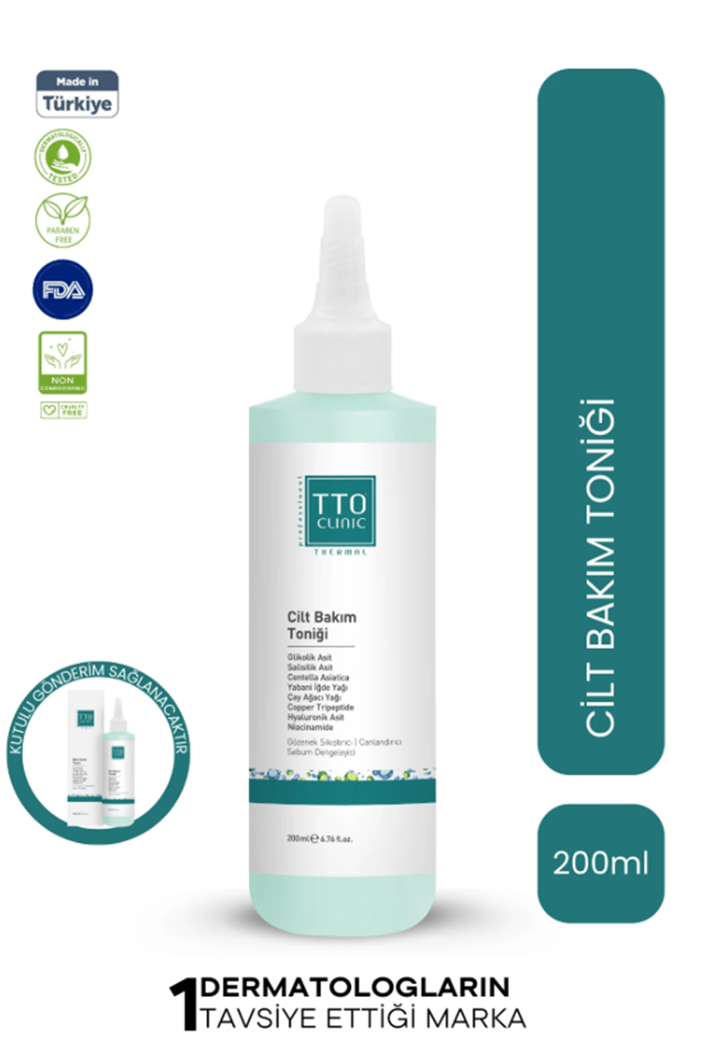 TTO CLINIC CİLT BAKIM TONİĞİ
