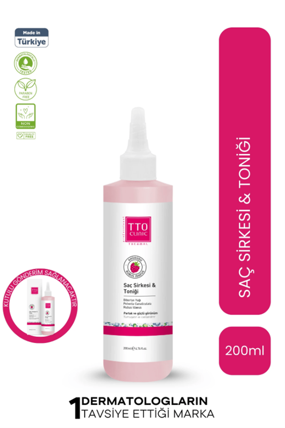 TTO CLINIC SAÇ SİRKESİ VE TONİĞİ