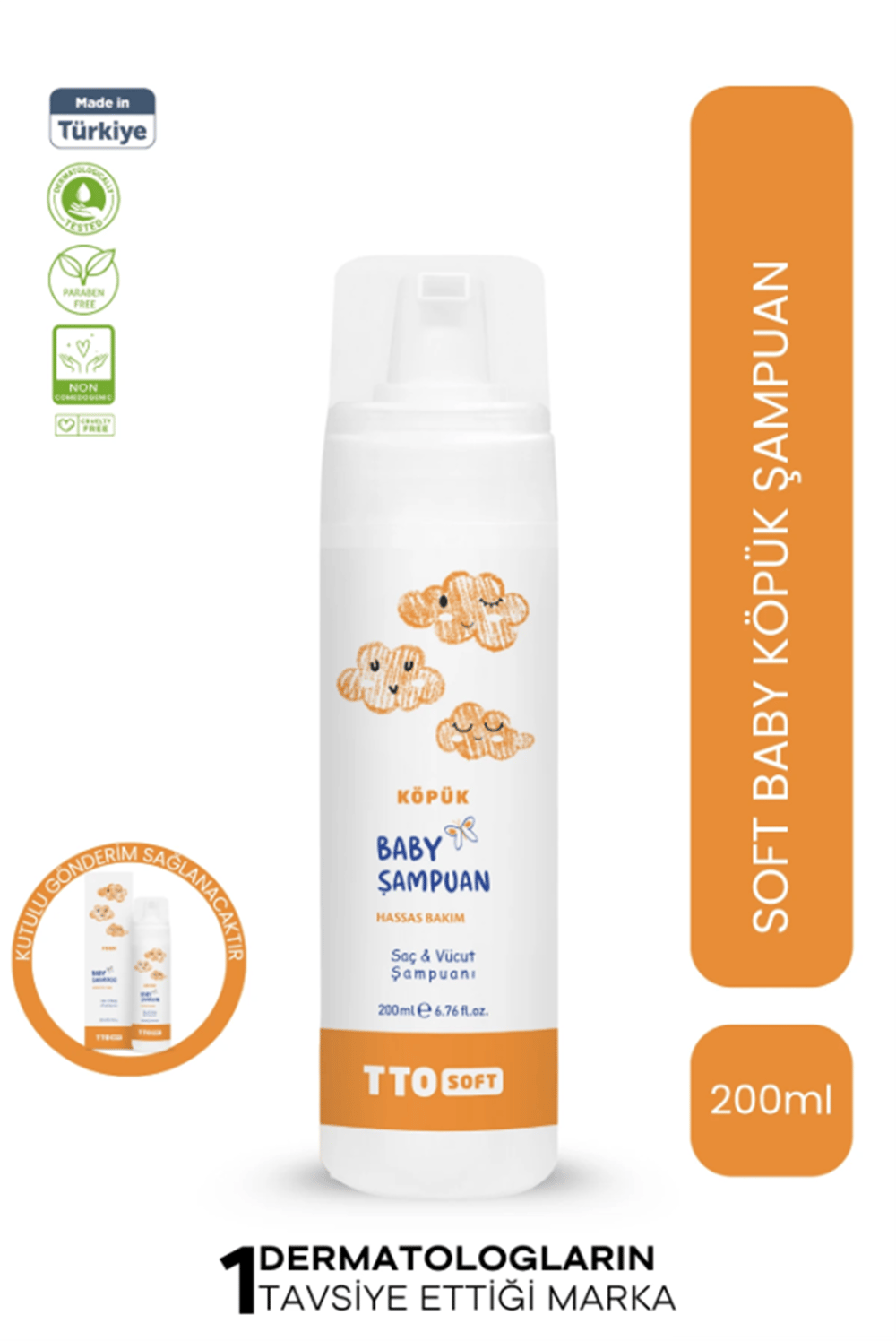 TTO SOFT BEBEK KÖPÜK ŞAMPUAN