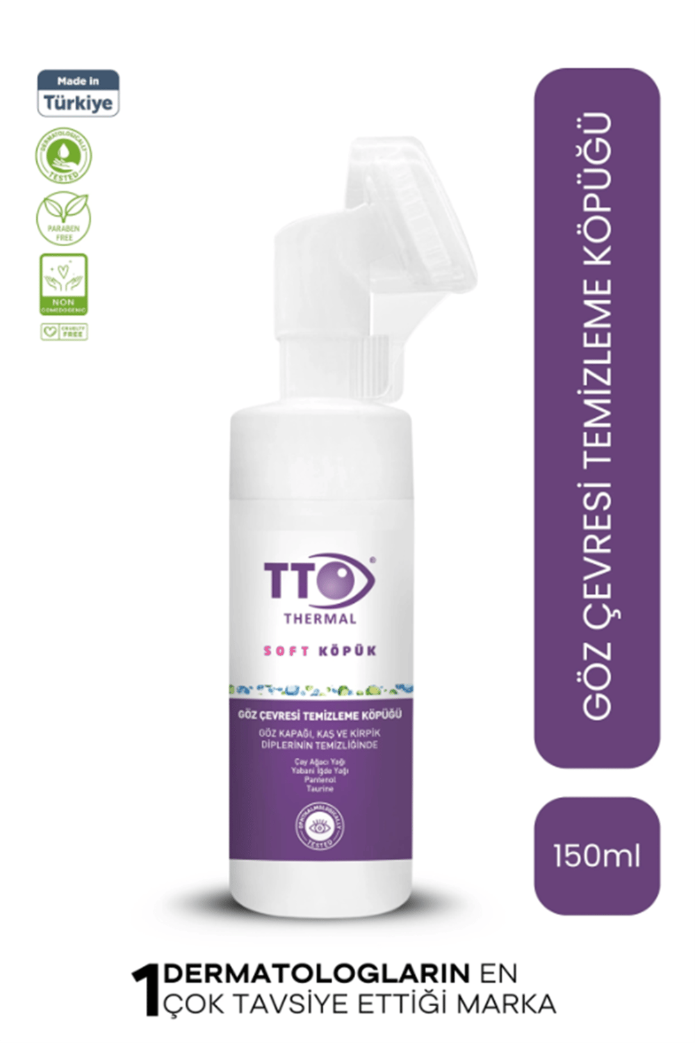 TTO SOFT GÖZ ÇEVRESİ TEMİZLEME KÖPÜĞÜ