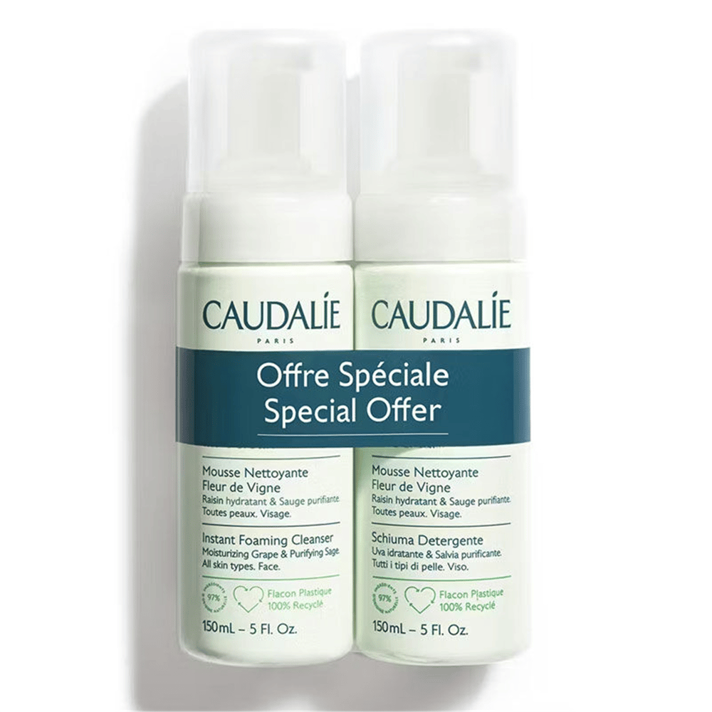 Vinoclean Instant Foaming Cleanser Duo 150 ml x2