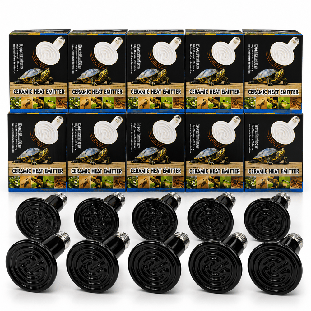 10 Adet Seramik Isıtıcı Lamba  75W / 100W / 150W Civciv Kümes Isıtıcısı