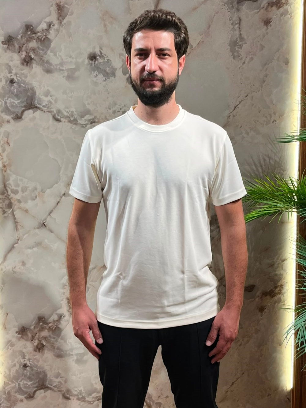 BASİC BİSİKLET YAKA TSHIRT
