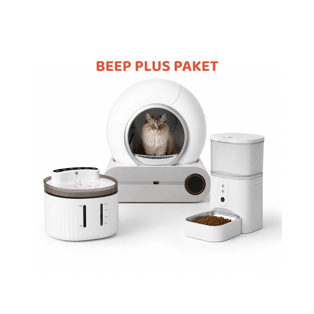 BeePets Akıllı Otomatik Kedi Tuvaleti (BPW1030), Akıllı Otomatik Mama Kabı (BPC1041), Akıllı Otomatik Su Pınarı (BPC1008)