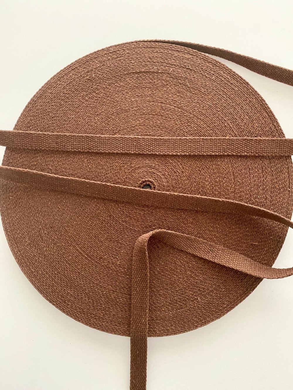 1 Metre Eni 2 Cm Pamuklu Acı Kahve Kolon
