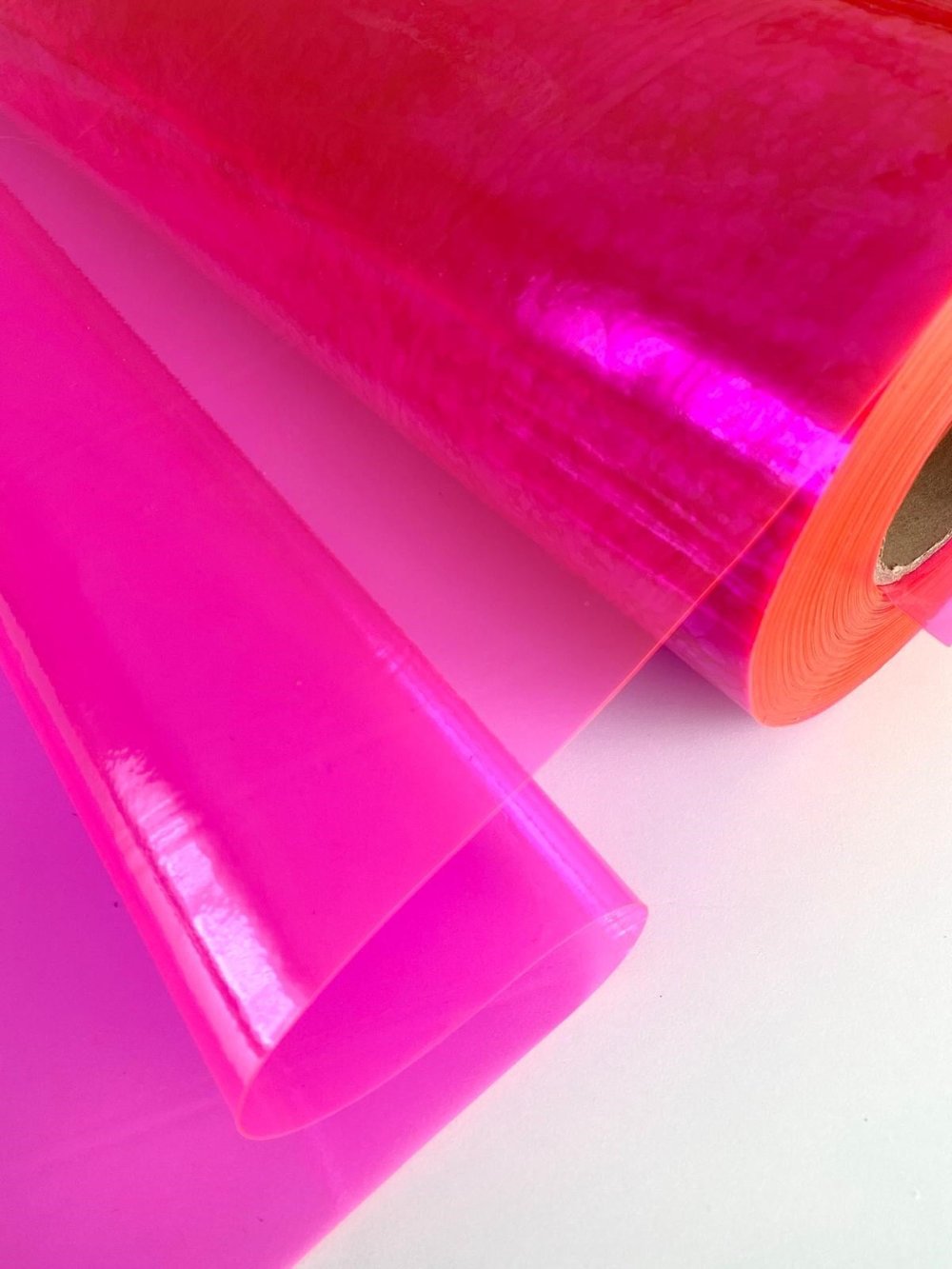 1 Metre Eni 75 Cm Fuşya Renk Su Geçirmez Çantalık PVC KumaşPVC Kumaşlar