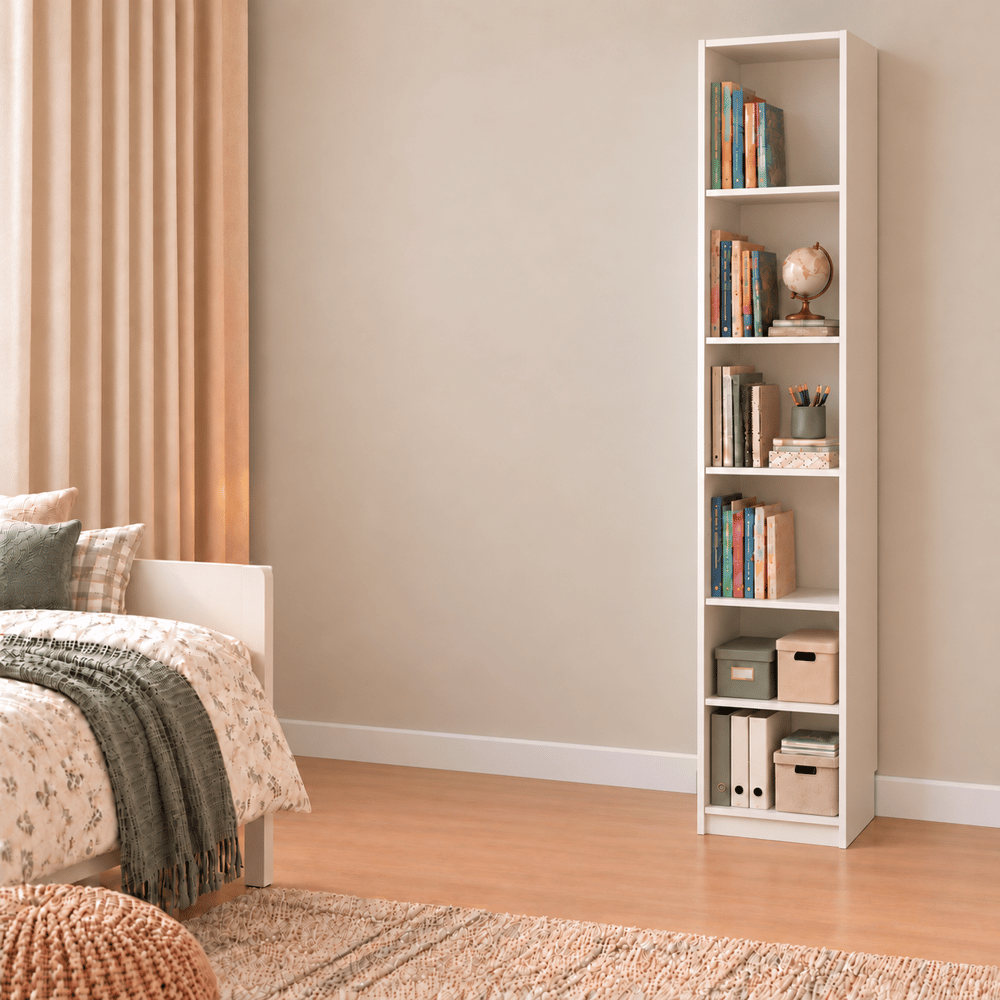 Parvi Vorsi Kitaplık 40 cm | Raflı Modern Kitaplık