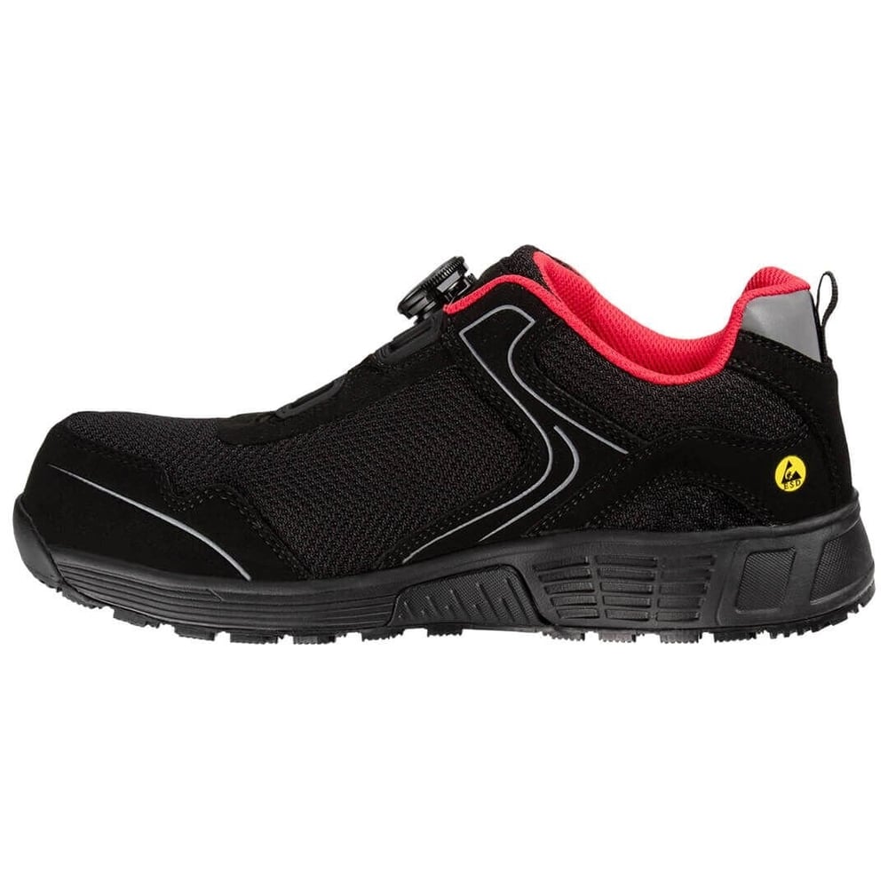 Safety Jogger ECOLOBI S1P LOW TLS SR ESD FO HRO Siyah İş Güvenlik Ayakkabısı