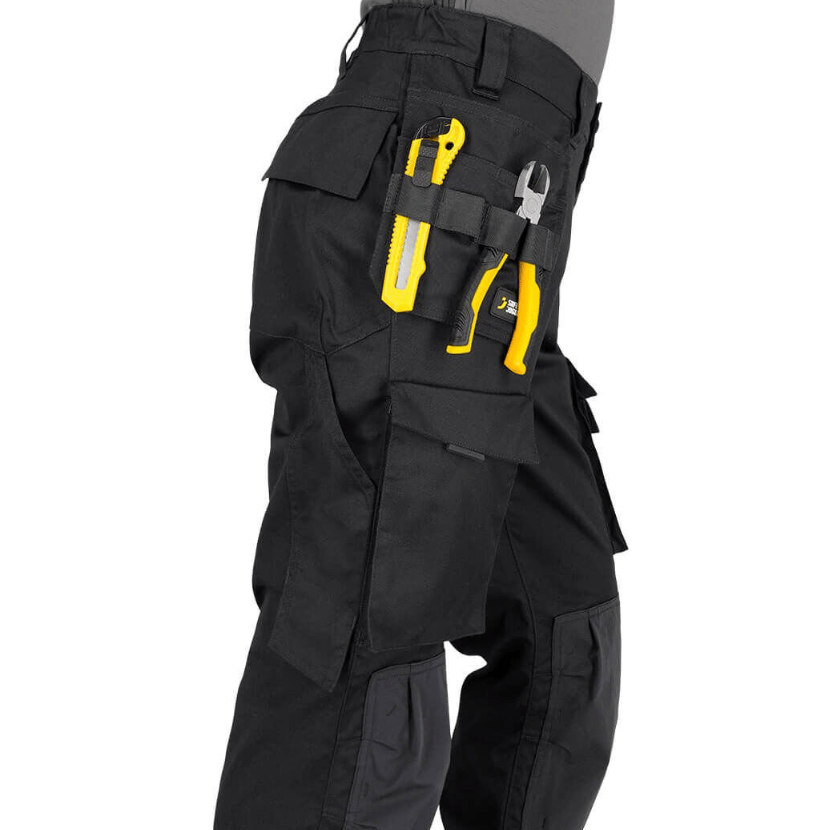 Safety Jogger ELM Siyah Çok Cepli Taktik İş Pantolonu