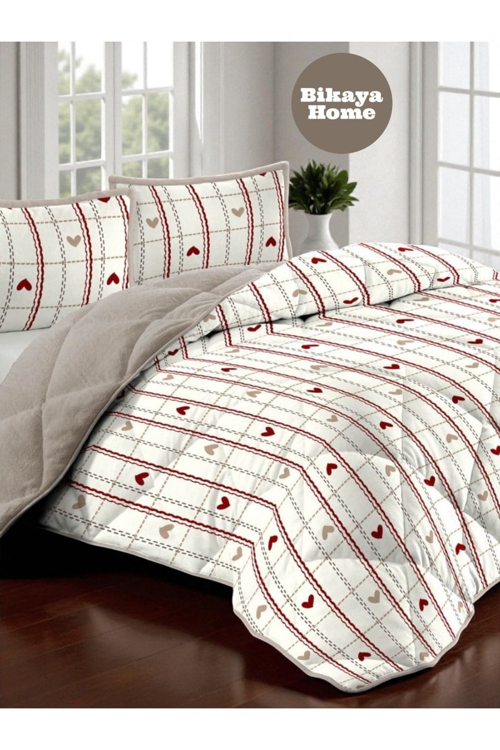 Comforter Çift Kişilik Yorgan Seti - Yeni Desen - 220x240 cm - Orijinal Pvc Çanta