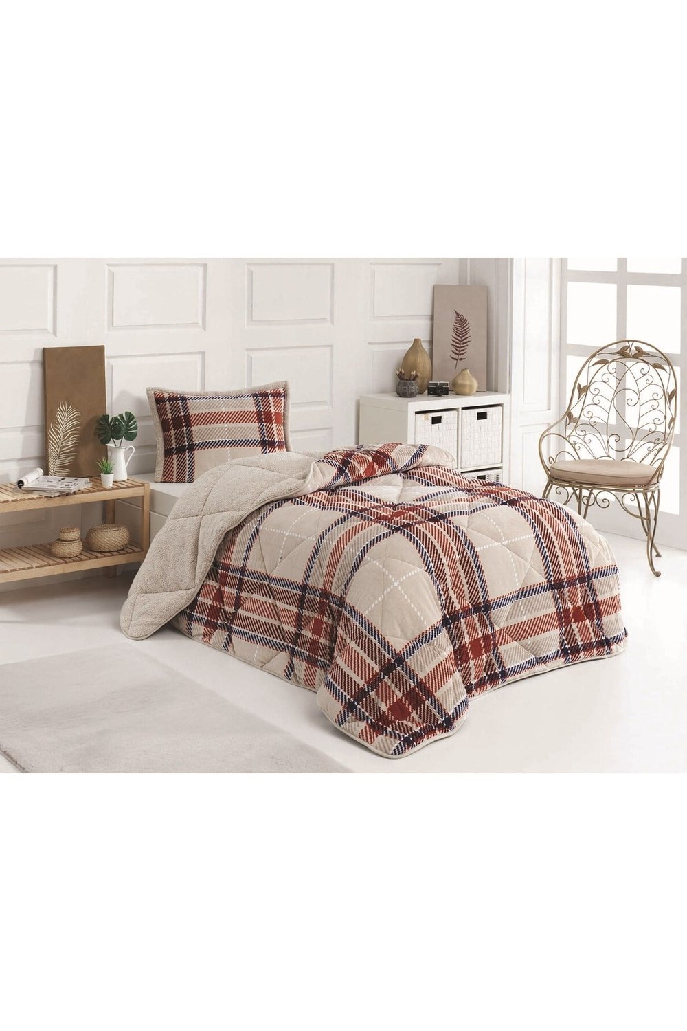 Comforter Tek Kişilik Yorgan Seti - Anna Mavi