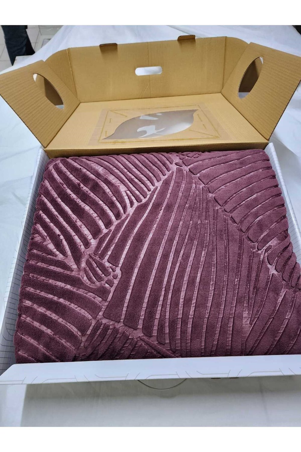 Elegans Çift Kişilik Battaniye - Tawny