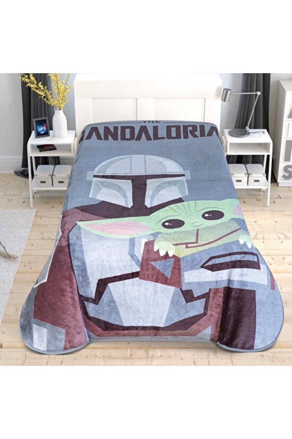 Lisanslı Star Wars Mandalorian Battaniye