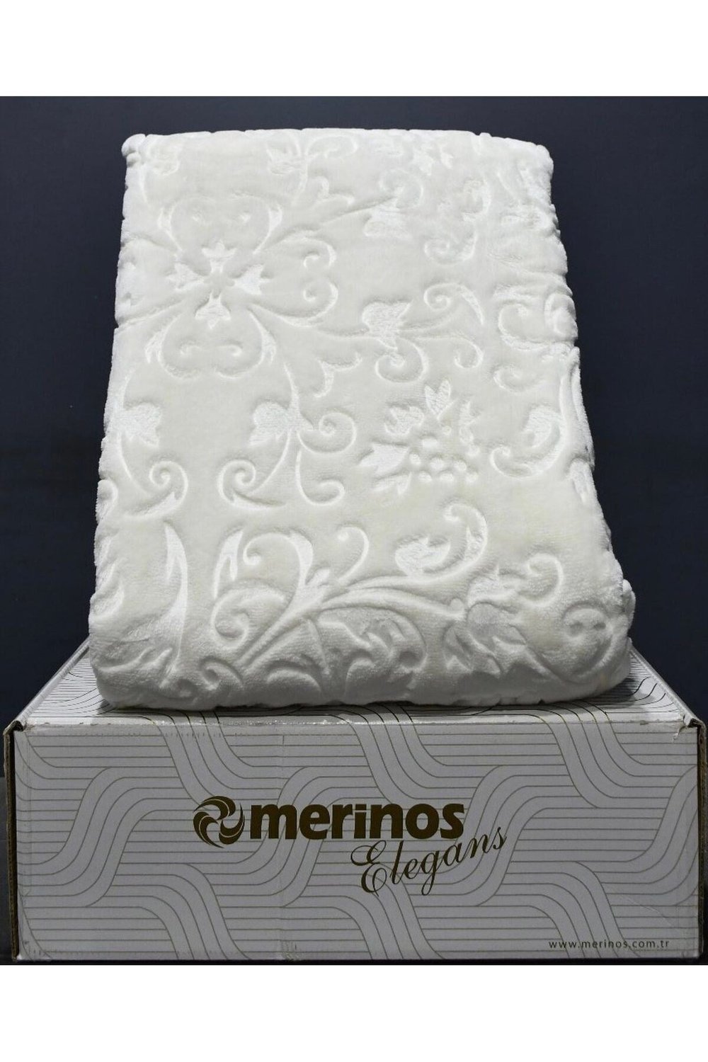 Merinos Elegans Tek Kişilik Battaniye Kutulu (YENİ DESENLER)