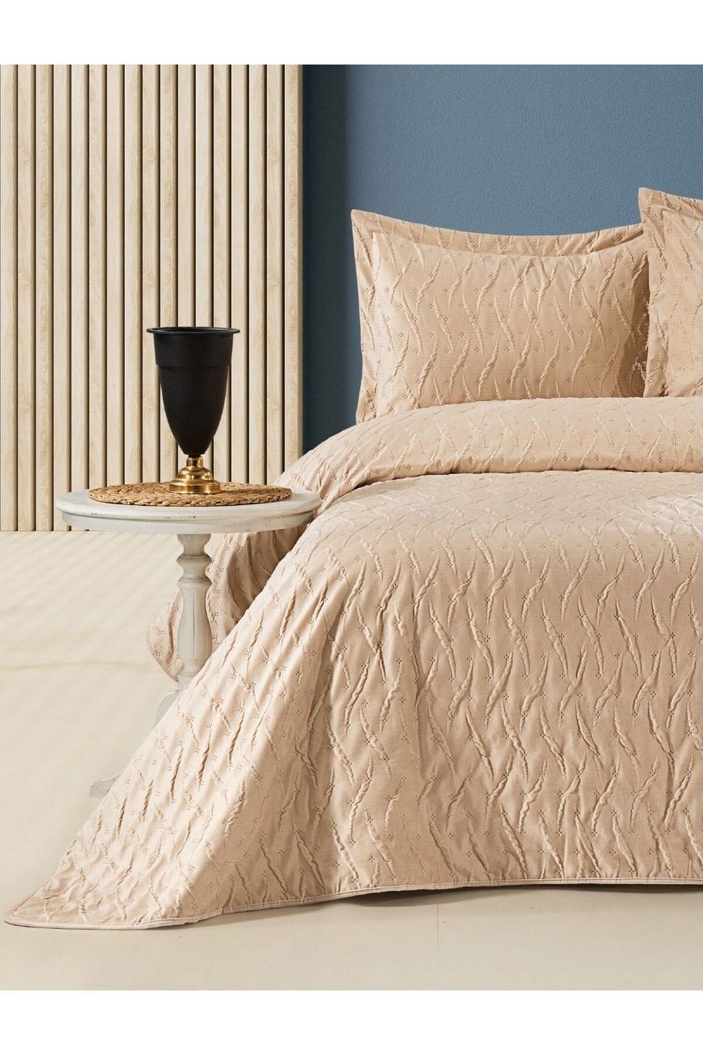Zara Kadife Yatak Örtüsü Seti | Çift Kişilik 250x260 cm | Yüksek Kalite | Şık, Yumuşak ve Dayanıklı