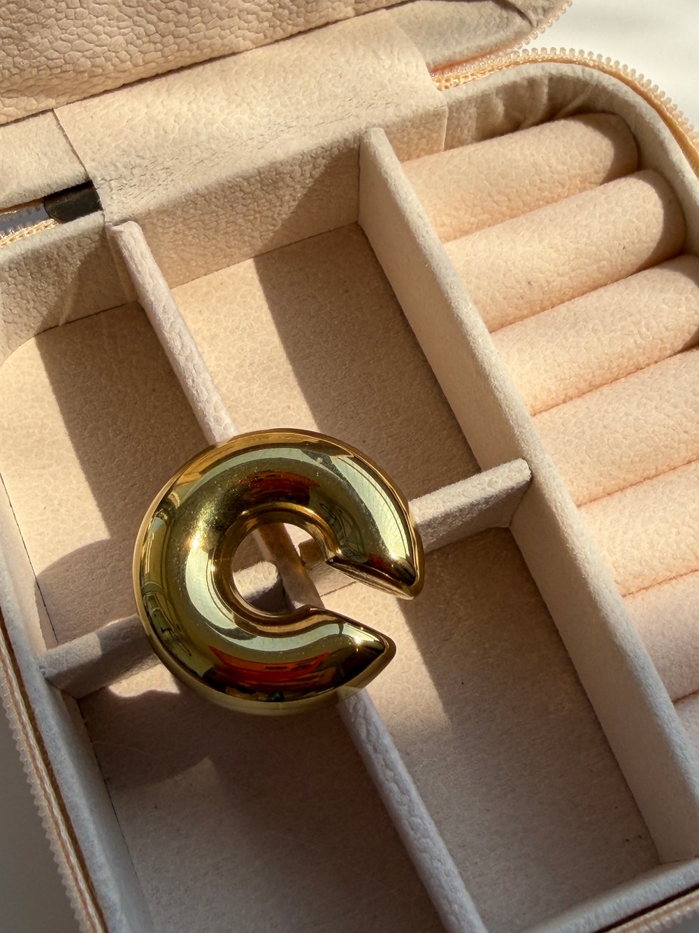 Gold Kalın Tasarım Ear Cuff